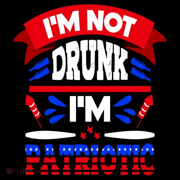 Funny 4th of July Not Drunk Patriotic Flexfit Unipanel Trucker Cap