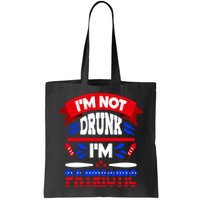 Funny 4th of July Not Drunk Patriotic Bag