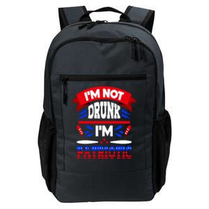 Funny 4th of July Not Drunk Patriotic Daily Commute Backpack