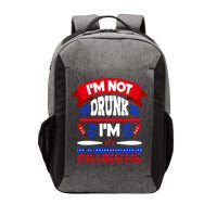 Funny 4th of July Not Drunk Patriotic Vector Backpack