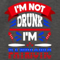 Funny 4th of July Not Drunk Patriotic Vector Backpack