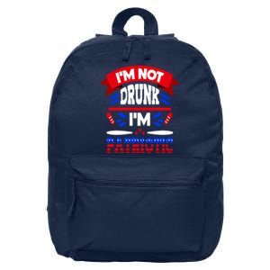 Funny 4th of July Not Drunk Patriotic 16 in Basic Backpack