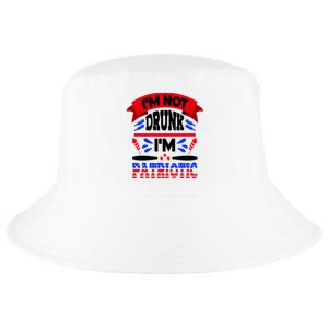 Funny 4th of July Not Drunk Patriotic Cool Comfort Performance Bucket Hat