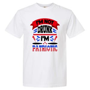 Funny 4th of July Not Drunk Patriotic Garment-Dyed Heavyweight T-Shirt