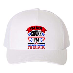 Funny 4th of July Not Drunk Patriotic Yupoong Adult 5-Panel Trucker Hat