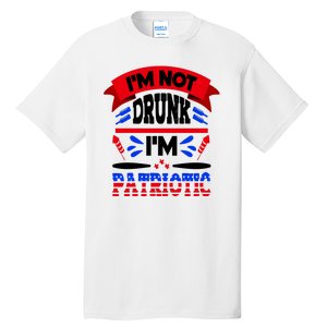 Funny 4th of July Not Drunk Patriotic Tall T-Shirt