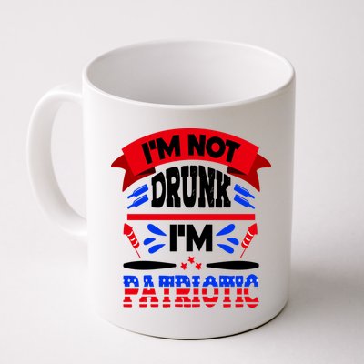 Funny 4th of July Not Drunk Patriotic Mug