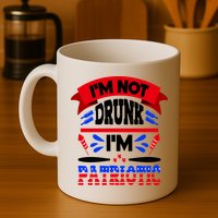 Funny 4th of July Not Drunk Patriotic Mug