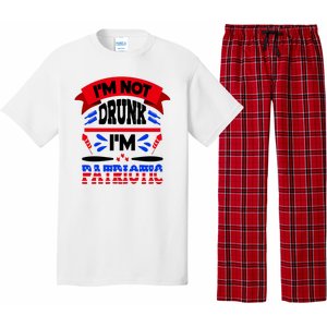 Funny 4th of July Not Drunk Patriotic Pajama Set