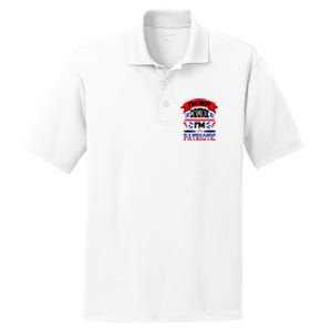 Funny 4th of July Not Drunk Patriotic PosiCharge RacerMesh Polo