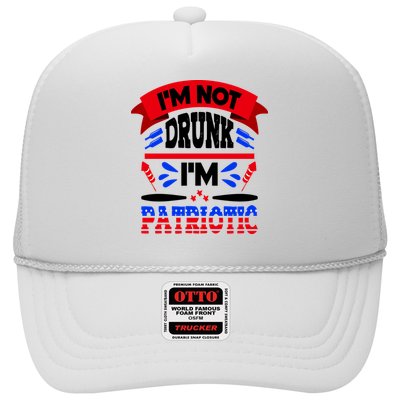 Funny 4th of July Not Drunk Patriotic Trucker Hat