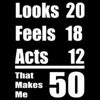 Funny 50th Birthday Fifty Years Zip Tote Bag