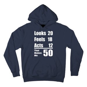 Funny 50th Birthday Fifty Years Hoodie