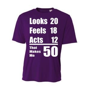 Funny 50th Birthday Fifty Years Performance Sprint T-Shirt