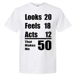 Funny 50th Birthday Fifty Years Garment-Dyed Heavyweight T-Shirt