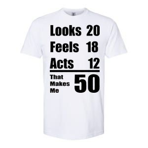 Funny 50th Birthday Fifty Years Softstyle CVC T-Shirt