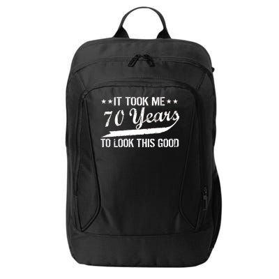 Funny 70th Birthday Look This Good City Backpack