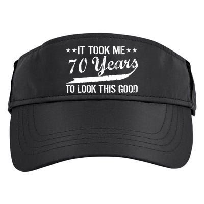Funny 70th Birthday Look This Good Adult Drive Performance Visor