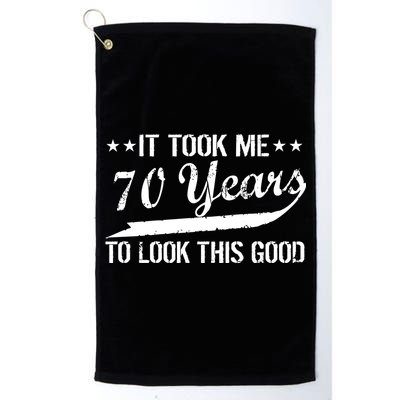 Funny 70th Birthday Look This Good Golf Towel