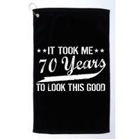 Funny 70th Birthday Look This Good Golf Towel