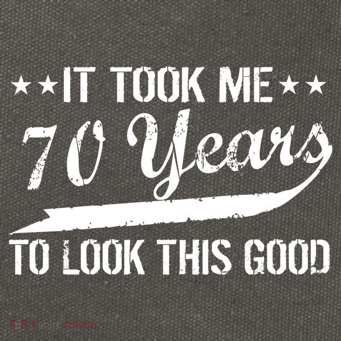 Funny 70th Birthday Look This Good Cotton Canvas Backpack