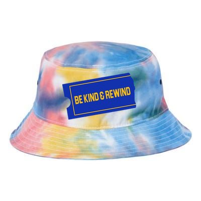 Funny 90s Be Kind Rewind Tie Dye Newport Bucket Hat