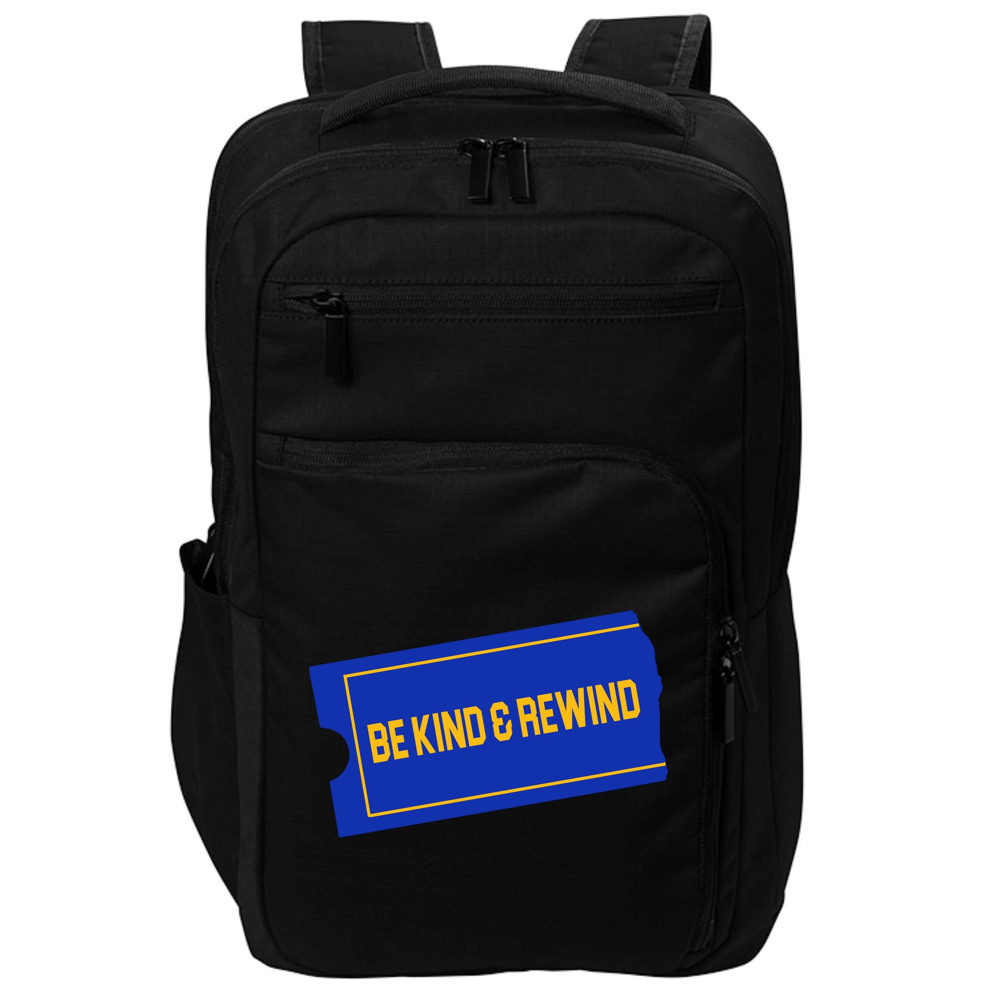 Funny 90s Be Kind Rewind Impact Tech Backpack