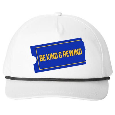 Funny 90s Be Kind Rewind Snapback Five-Panel Rope Hat