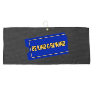 Funny 90s Be Kind Rewind Large Microfiber Waffle Golf Towel