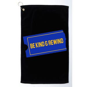 Funny 90s Be Kind Rewind Platinum Collection Golf Towel