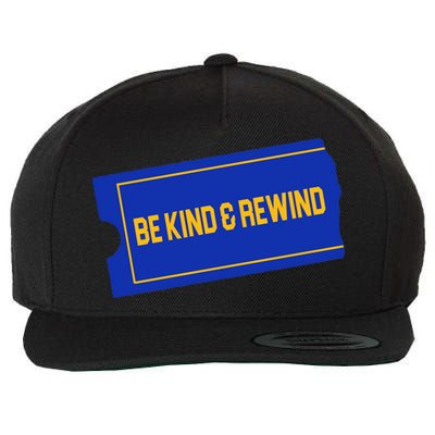 Funny 90s Be Kind Rewind Wool Snapback Cap