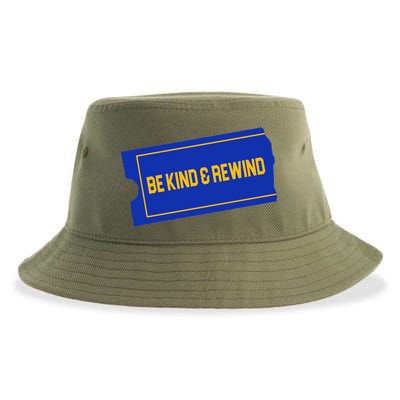 Funny 90s Be Kind Rewind Sustainable Bucket Hat