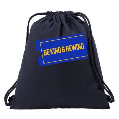 Funny 90s Be Kind Rewind Drawstring Bag