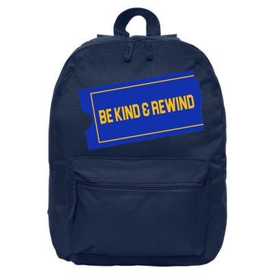 Funny 90s Be Kind Rewind 16 in Basic Backpack