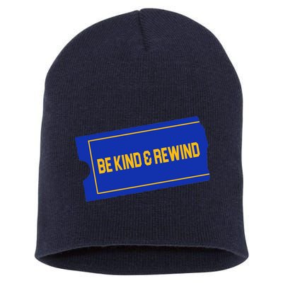 Funny 90s Be Kind Rewind Short Acrylic Beanie