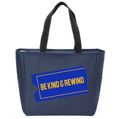 Funny 90s Be Kind Rewind Zip Tote Bag