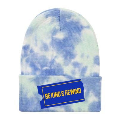 Funny 90s Be Kind Rewind Tie Dye 12in Knit Beanie