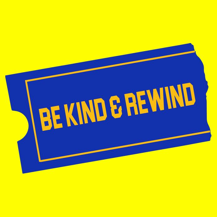 Funny 90s Be Kind Rewind Button