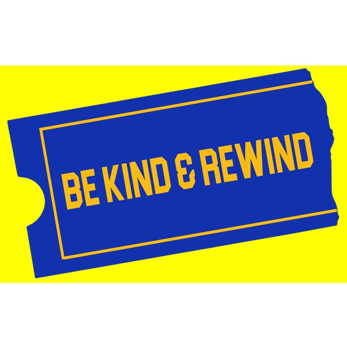 Funny 90s Be Kind Rewind Bumper Sticker