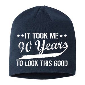 Funny 90th Birthday: It Took Me 90 Years To Look This Good Sustainable Beanie