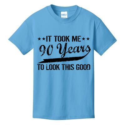 Funny 90th Birthday: It Took Me 90 Years To Look This Good Kids T-Shirt