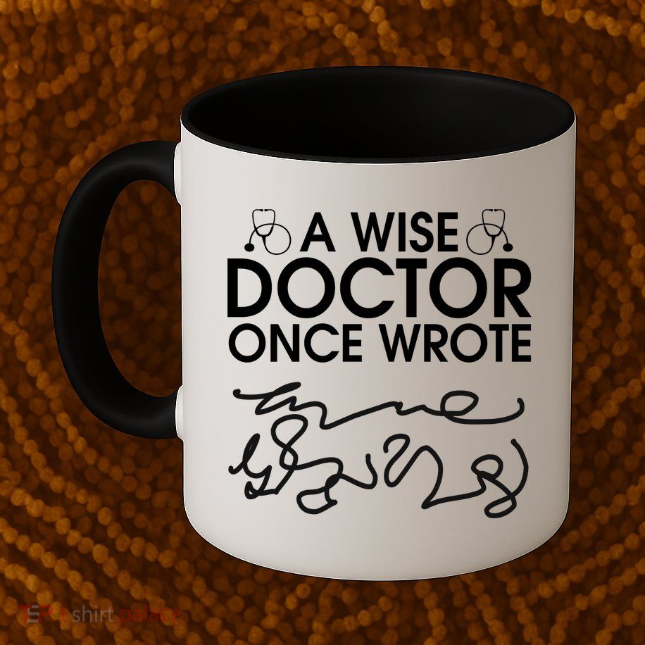 Funny A Wise Doctor Once Wrote Mug