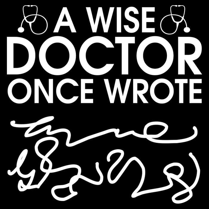 Funny A Wise Doctor Once Wrote Cropped Pullover Crew