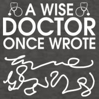 Funny A Wise Doctor Once Wrote Vector Backpack