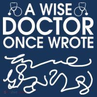 Funny A Wise Doctor Once Wrote Pom Pom 12in Knit Beanie