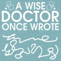 Funny A Wise Doctor Once Wrote Sueded Cloud Jersey T-Shirt