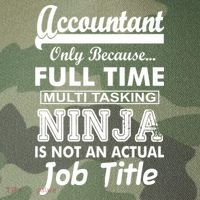 Funny Accountant Full Time Ninja Legacy Tie Dye Trucker Hat