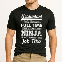 Funny Accountant Full Time Ninja Cooling Performance Crew T-Shirt