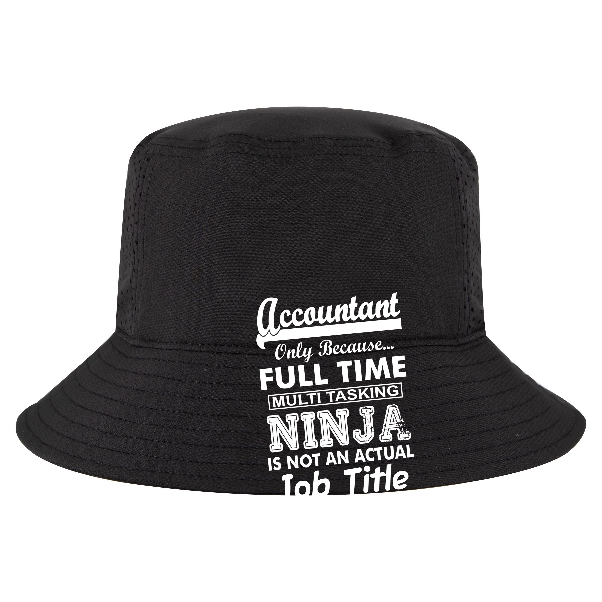 Funny Accountant Full Time Ninja Zip Tote Bag