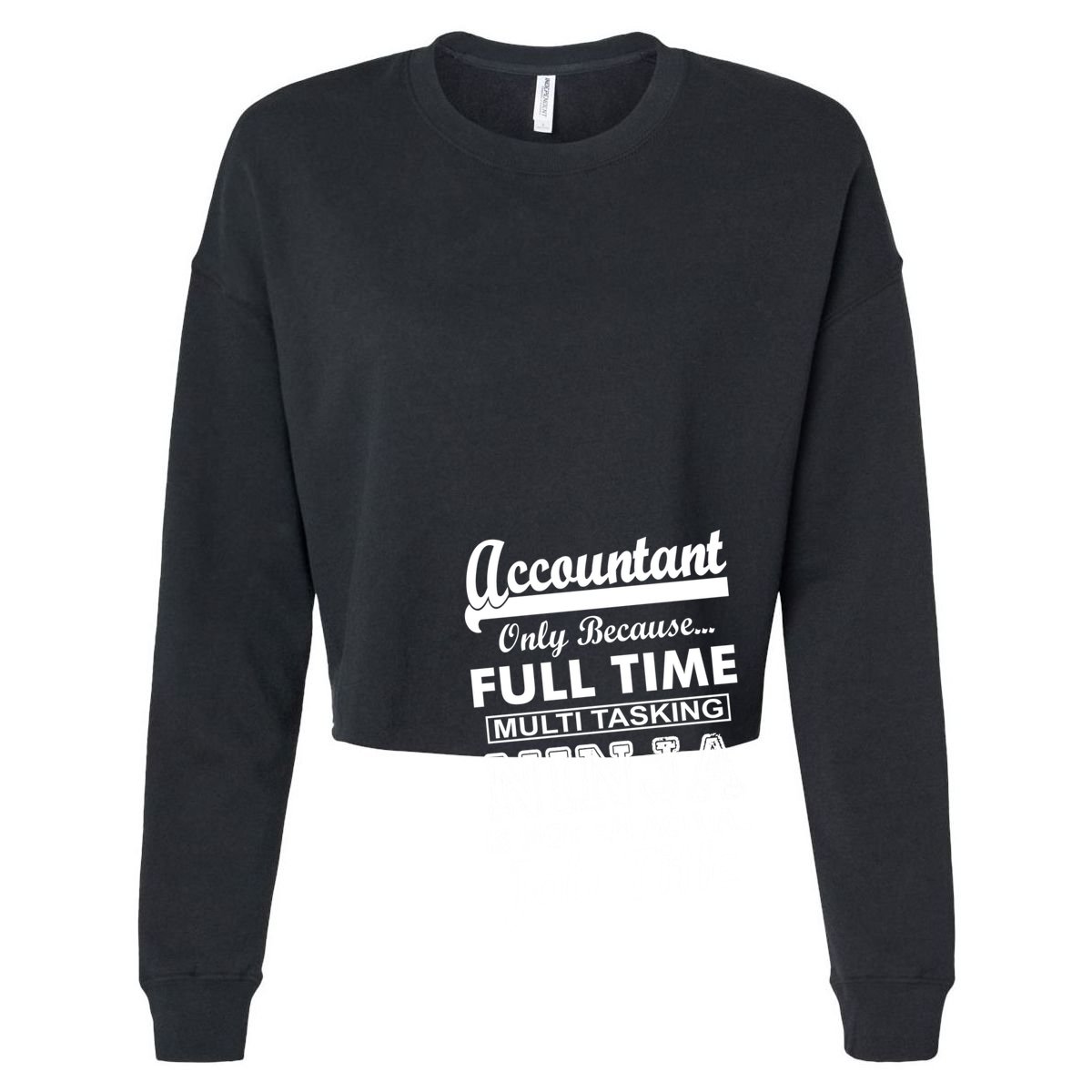 Funny Accountant Full Time Ninja Zip Tote Bag